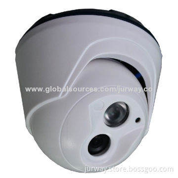Vandal-proof IP Camera with 3.6/6mm 1.0-megapixel Lens, 720P, 1 Piece IR-III LED for 25 Meters